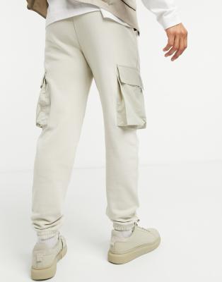 asos beige cargo pants