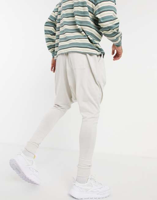 ASOS DESIGN - Jogger léger à entrejambe très bas - Gris pâle, 2 de 4