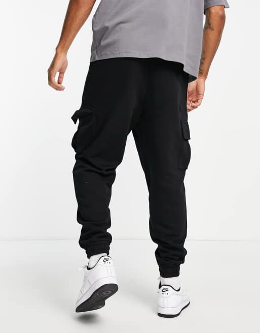 ASOS DESIGN - Jogger oversize à poches cargo - Noir, 2 de 4