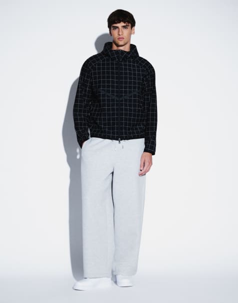 ASOS DESIGN - jogger oversize de tejido estilo neopreno en gris - view 1