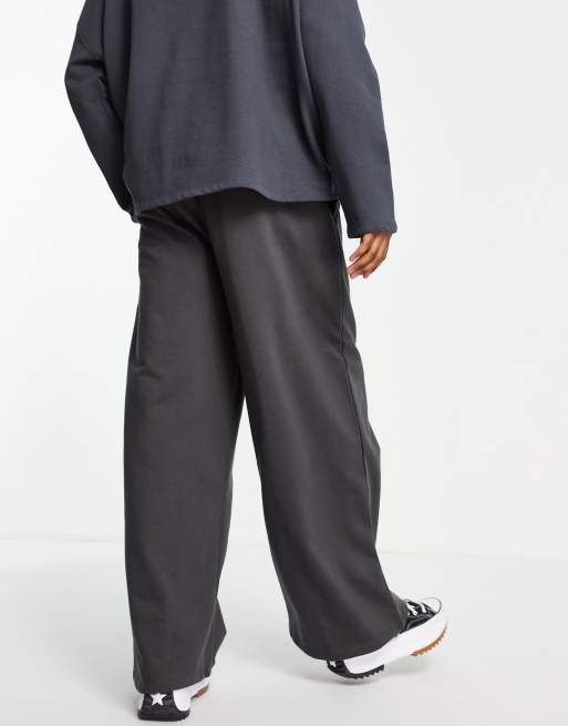 ASOS DESIGN - Jogger oversize large d'ensemble en tissu épais - Noir délavé, 2 de 4