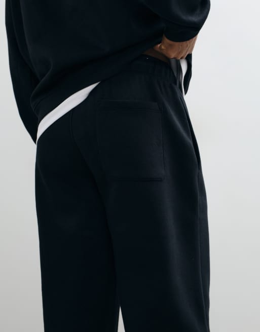 ASOS DESIGN - jogger oversize negro básico, 4 de 5
