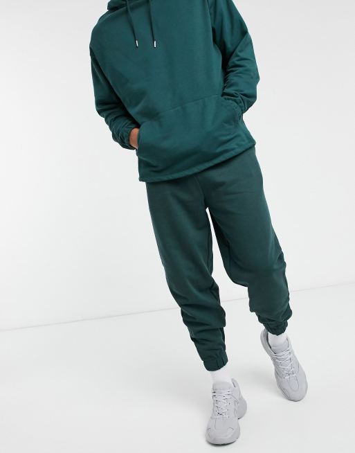ASOS DESIGN - Jogger oversize - Vert - MGREEN
