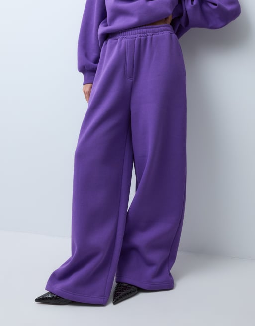 ASOS DESIGN jogger sweat large en ensemble coordonné violet, 4 de 5