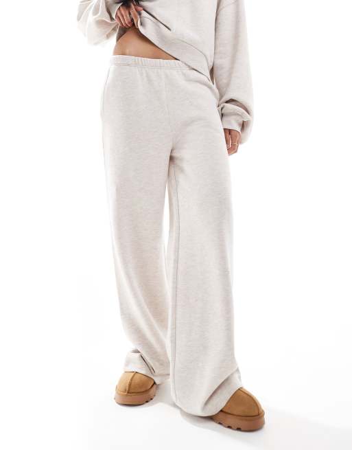 ASOS DESIGN - Joggers a fondo ampio color avena in coordinato, 2 di 5