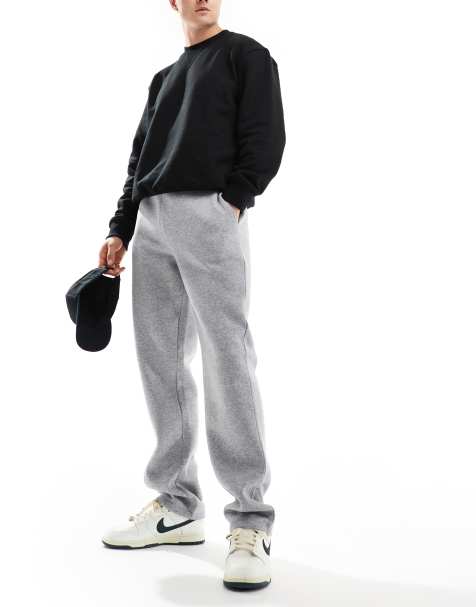 ASOS DESIGN - Joggers dritti grigio mélange - view 1