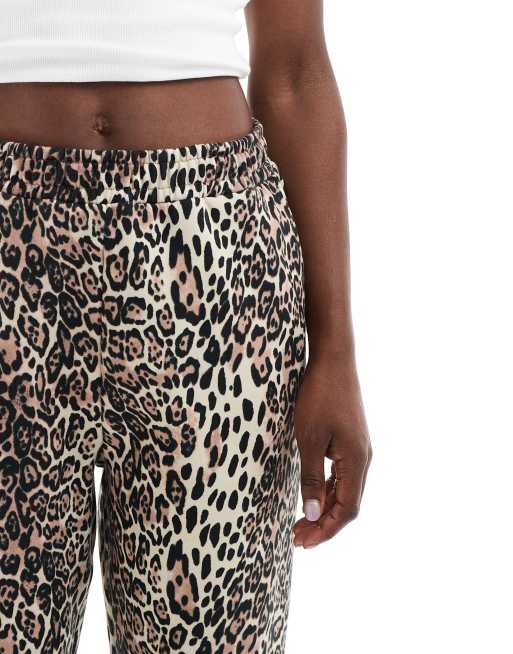 ASOS DESIGN - Joggers dritti leopardati, 5 di 5
