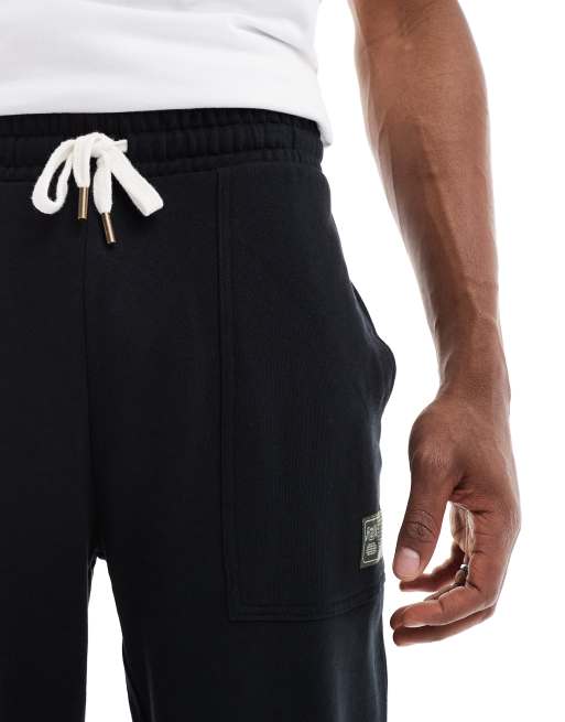 ASOS DESIGN - Joggers dritti neri in coordinato, 5 di 5