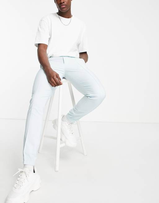 ASOS DESIGN - Joggers eleganti skinny color menta in coordinato