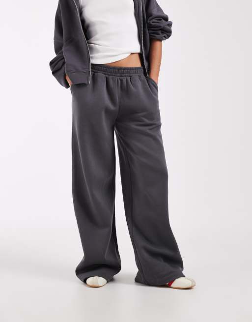 ASOS DESIGN joggers med brede ben i mørkegrå, 2 af 5