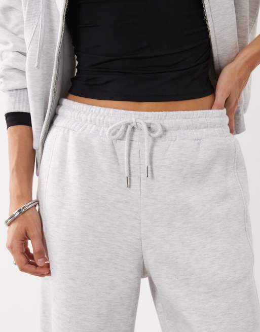 ASOS DESIGN joggers med buede sømme i isgrå meleret, 3 af 5