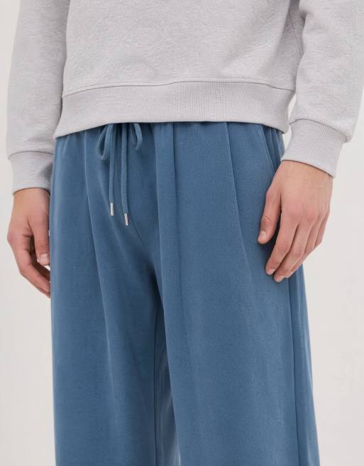 ASOS DESIGN joggers oversize a palloncino con lavaggio slavato blu, 7 di 9