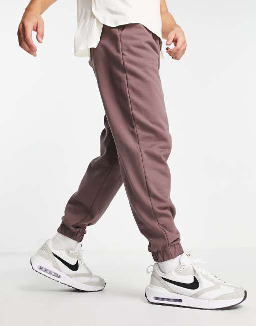 ASOS DESIGN - Joggers oversize color marrone slavato