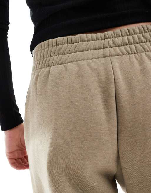 ASOS DESIGN - Joggers oversize sartoriali kaki mélange con cuciture a vista, 5 di 5