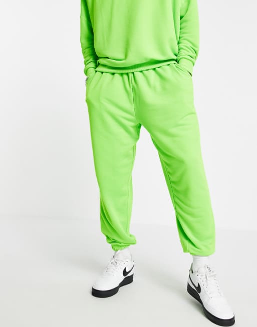 ASOS DESIGN - Joggers oversize verdi in coordinato, 3 di 4