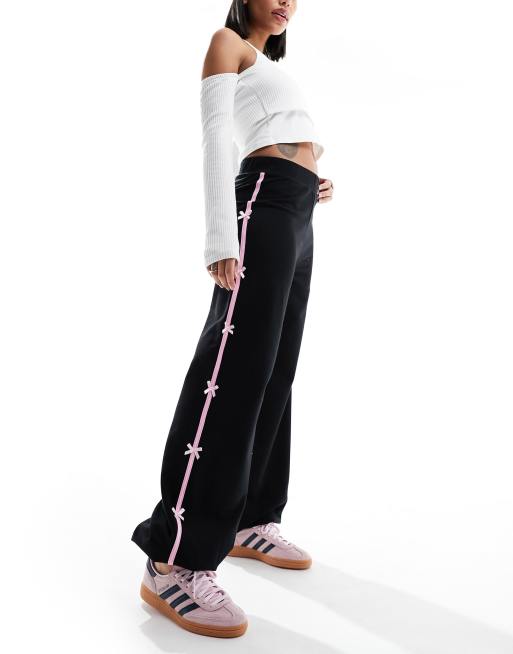 Asos black joggers online womens