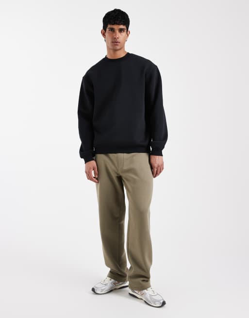 ASOS DESIGN – Joggersy basic z prostymi nogawkami w kolorze khaki, 2 z 5
