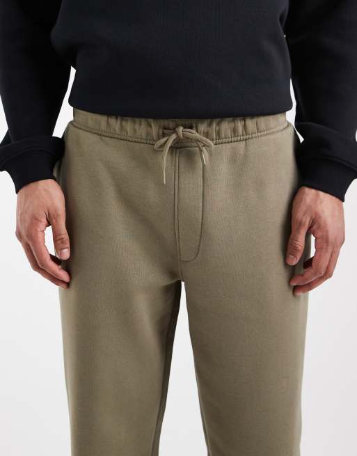 ASOS DESIGN – Joggersy basic z prostymi nogawkami w kolorze khaki, 5 z 5
