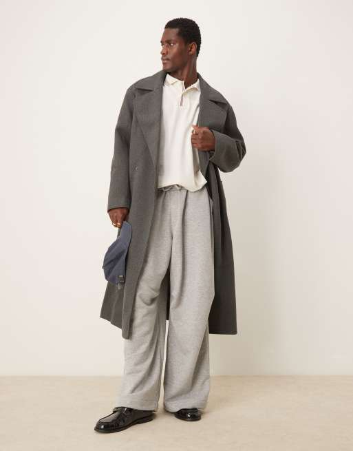 ASOS DESIGN – Joggersy oversize w stylu utility w szarym melanżowym kolorze