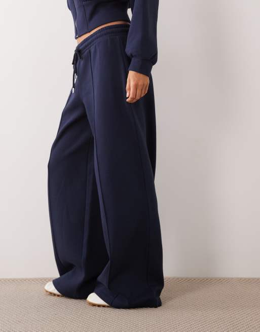 ASOS DESIGN joggery o prostych nogawkach, część zestawu, granatowe, 2 z 5