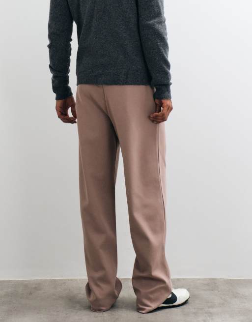 ASOS DESIGN joggery z szerokimi nogawkami i zakładkami w kolorze różowym, 3 z 5