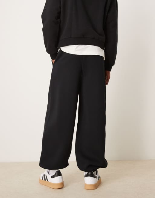 ASOS DESIGN - Joggingbroek met ballonpijpen en tailleband in zwart, 3 van 5