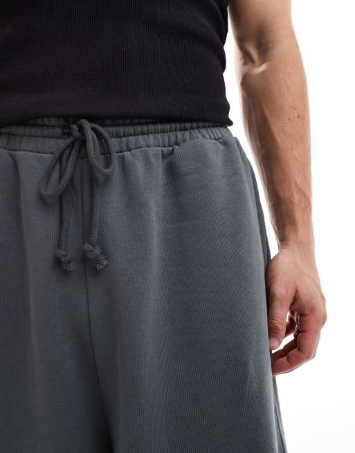 ASOS DESIGN - Joggingbroek met overdreven ballonpijpen in antraciet, 2 van 5