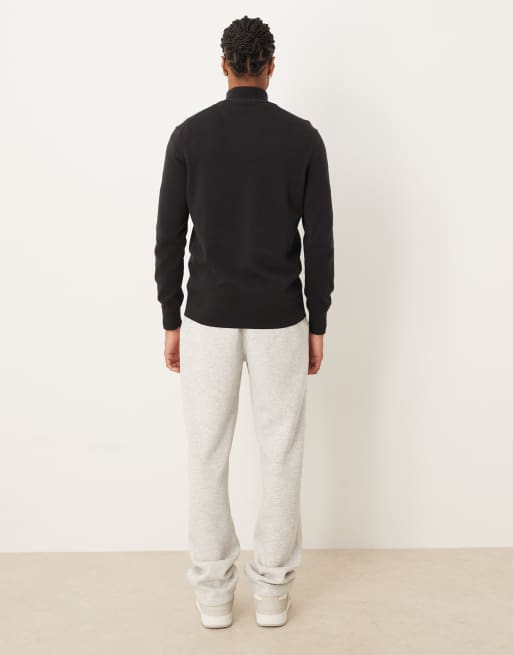 ASOS DESIGN - Joggingbroek met rechte pijpen en platgestikte plooitjes in lichtgrijs, 3 van 5