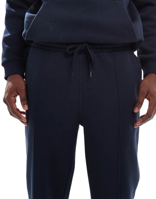 ASOS DESIGN - Joggingbroek met rechte pijpen in marineblauw, 3 van 5