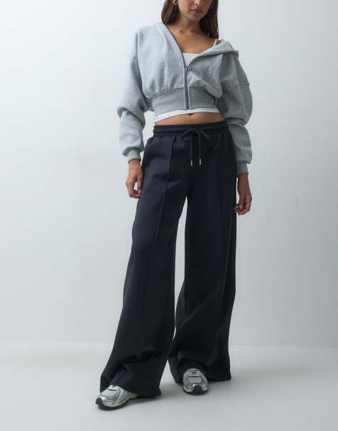 ASOS DESIGN - Joggingbroek met rechte pijpen in zwart - view 1