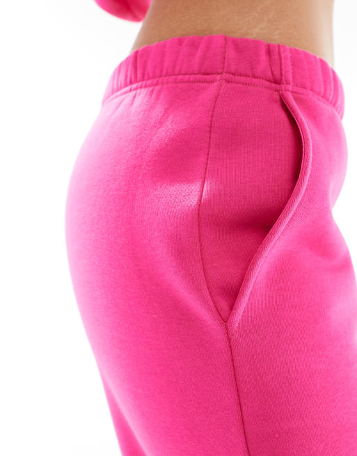 ASOS DESIGN - Joggingbroek met wijde pijpen in roze, deel van co-ord set, 5 van 5