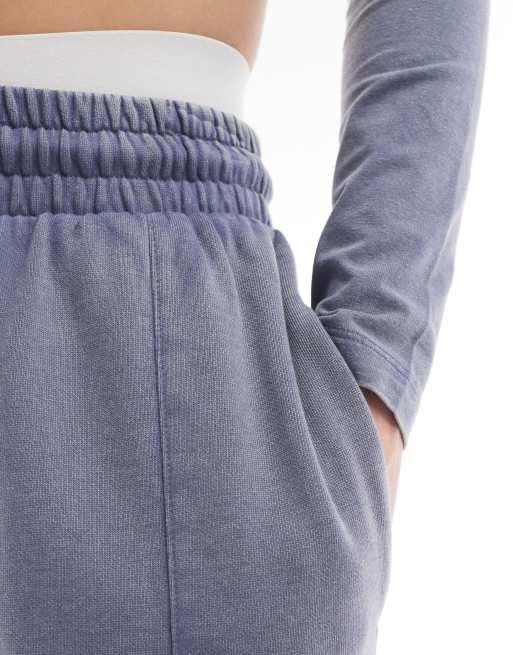 ASOS DESIGN - Joggingbukser med lige ben i vasket indigoblå, 2 af 5