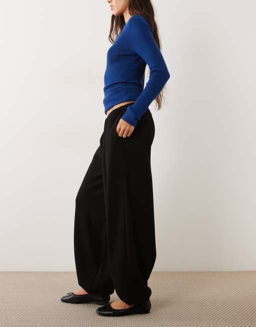 ASOS DESIGN Jogginghose in lockerer Passform in Schwarz, 2 von 5