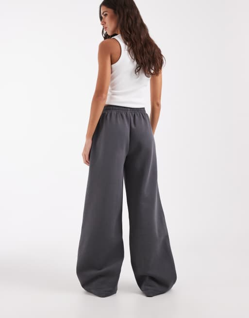 ASOS DESIGN Jogginghose mit weitem Bein in Dunkelgrau, 5 von 5