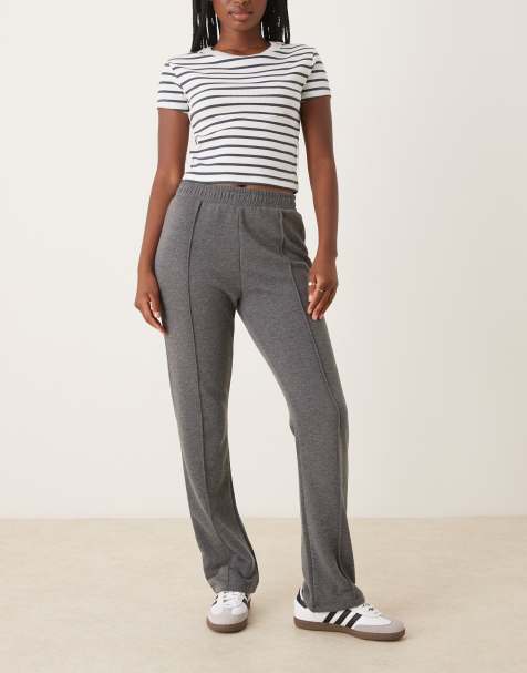 ASOS DESIGN – Jogginghose zum Reinschlüpfen mit engem Schnitt in Anthrazit - view 1