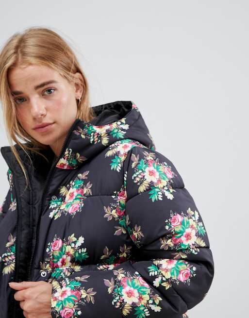 ASOS DESIGN Jolie doudoune a fleurs ASOS