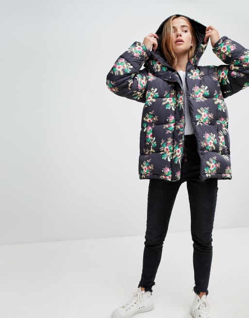 ASOS DESIGN Jolie doudoune a fleurs ASOS