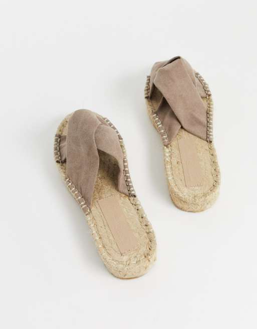 ASOS DESIGN - Jolly - Espadrilles stile sabot con nodo beige, 3 di 4