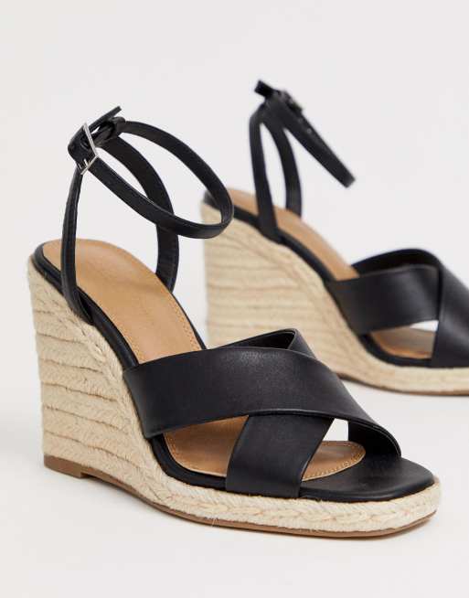 ASOS DESIGN Jones square toe wedge espadrilles | ASOS