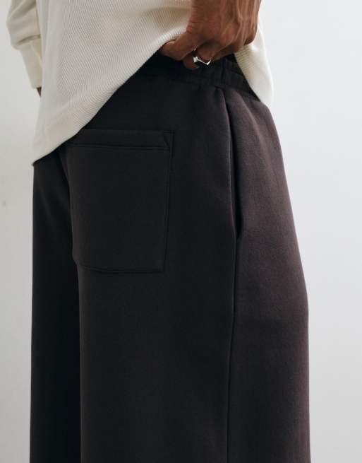 ASOS DESIGN jort long oversize avec bandes tissées marron - BROWN, 4 de 5