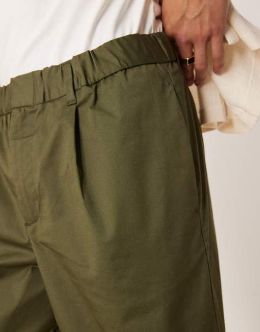 ASOS DESIGN - Jorts dritti verde chiaro, 2 di 5