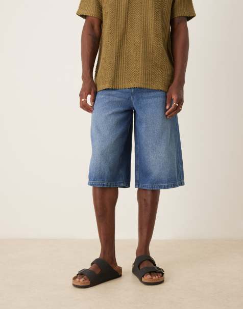 Shorts Uomo Nike UOMO PANTALONI DI LINO BIANCO CASUAL BERMUDA