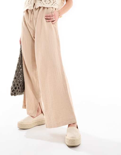 ASOS DESIGN - Journal - Espadrilles met plateauzool in crème, 4 van 4