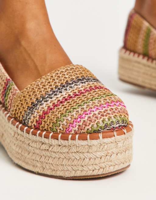 Asos store flatform espadrilles