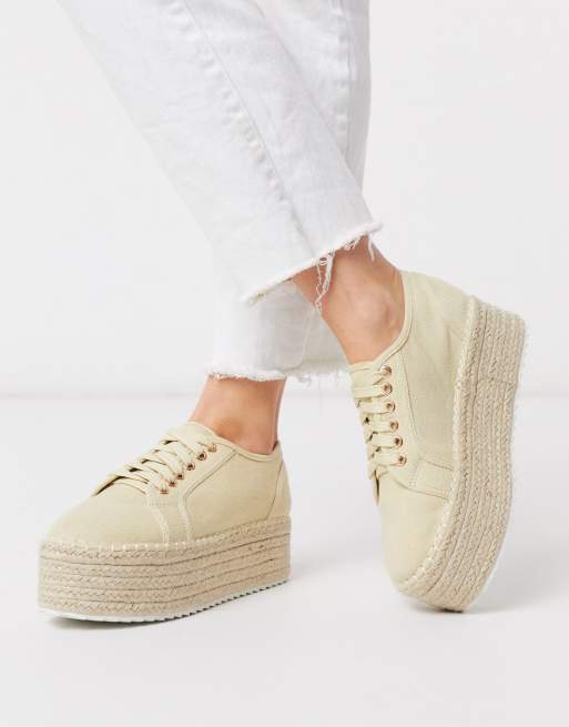 Espadrille cheap sneakers platform