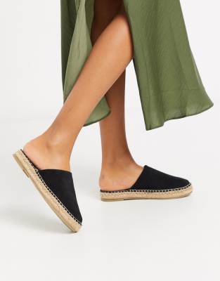 slip on espadrilles mules