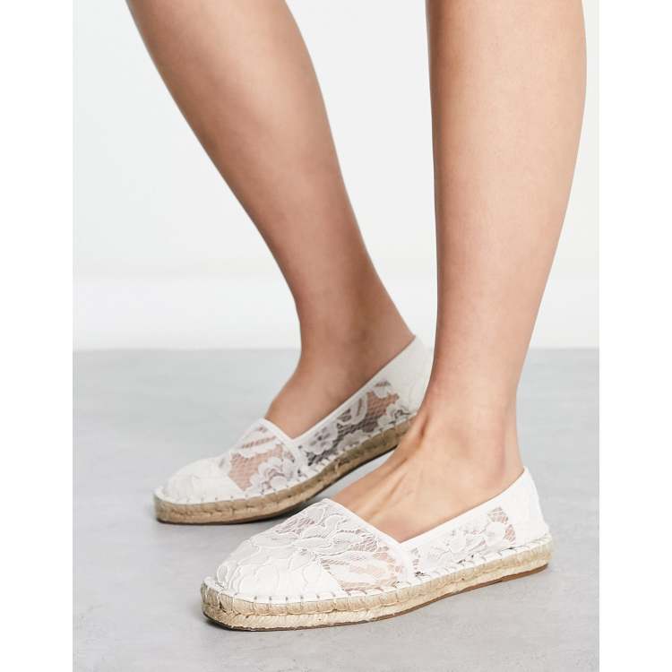 Espadrille dentelle outlet