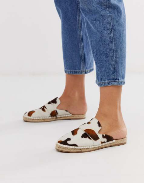 cow print flats