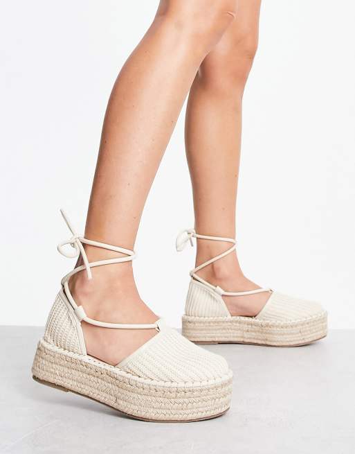 Asos lace sale up espadrilles