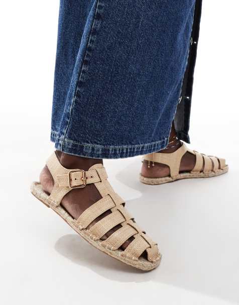ASOS DESIGN – Jukebox – Beige espadrillos i fiskarstil - view 1